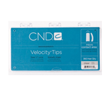 CND 360 CLEAR VELOCITY NAIL TIPS ASST