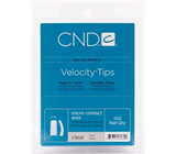 CND 100 CLEAR VELOCITY NAIL TIPS ASST