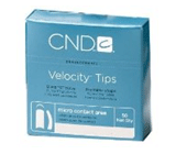 CND #7 WHITE VELOCITY NAIL TIPS - 50 CT