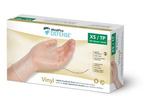 VINYL NO PWDR X-SMALL GLOVES 100PR