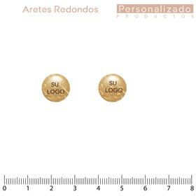 Personalizado/Arete Redondo 13mm