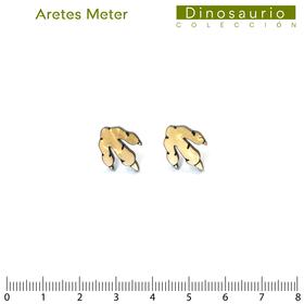 Dinosaurio/Aretes Meter 23mm/Huella