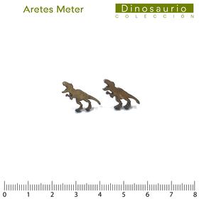 Dinosaurio/Aretes Meter 23mm/T-Rex