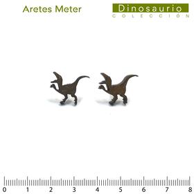 Dinosaurio/Aretes Meter 23mm/Blue