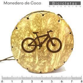 B/Monedero de Coco 70mm/Bici Montain