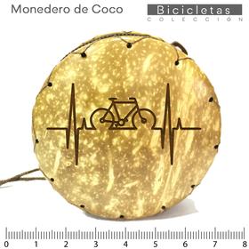 B/Monedero de Coco 70mm/Pulso bici