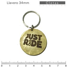 Bicicletas/Llavero 34mm/Just ride
