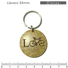 Bicicletas/Llavero 34mm/Love