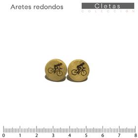Bicicletas/Aretes Redondo 13mm/Bici Chica