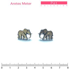 Pet/Aretes Meter 23mm/Elefante