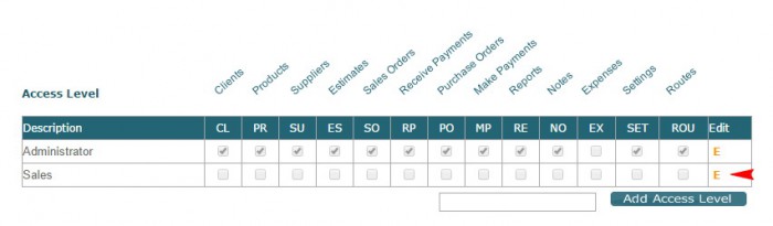 Create and assign an Access Level to the sales rep
